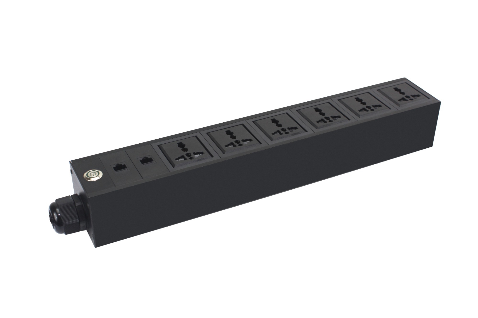 New Design Multimedia Retractable Power Strip Mould Mount On Cat6 10ft Led Strip Battery Powered