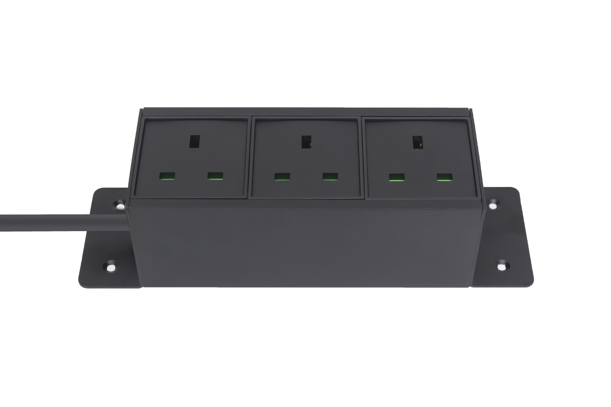 Under desk mount power socket with customize alloy material