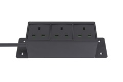 Under desk mount power socket with customize alloy material