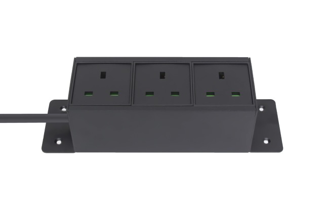 Under desk mount power socket with customize alloy material