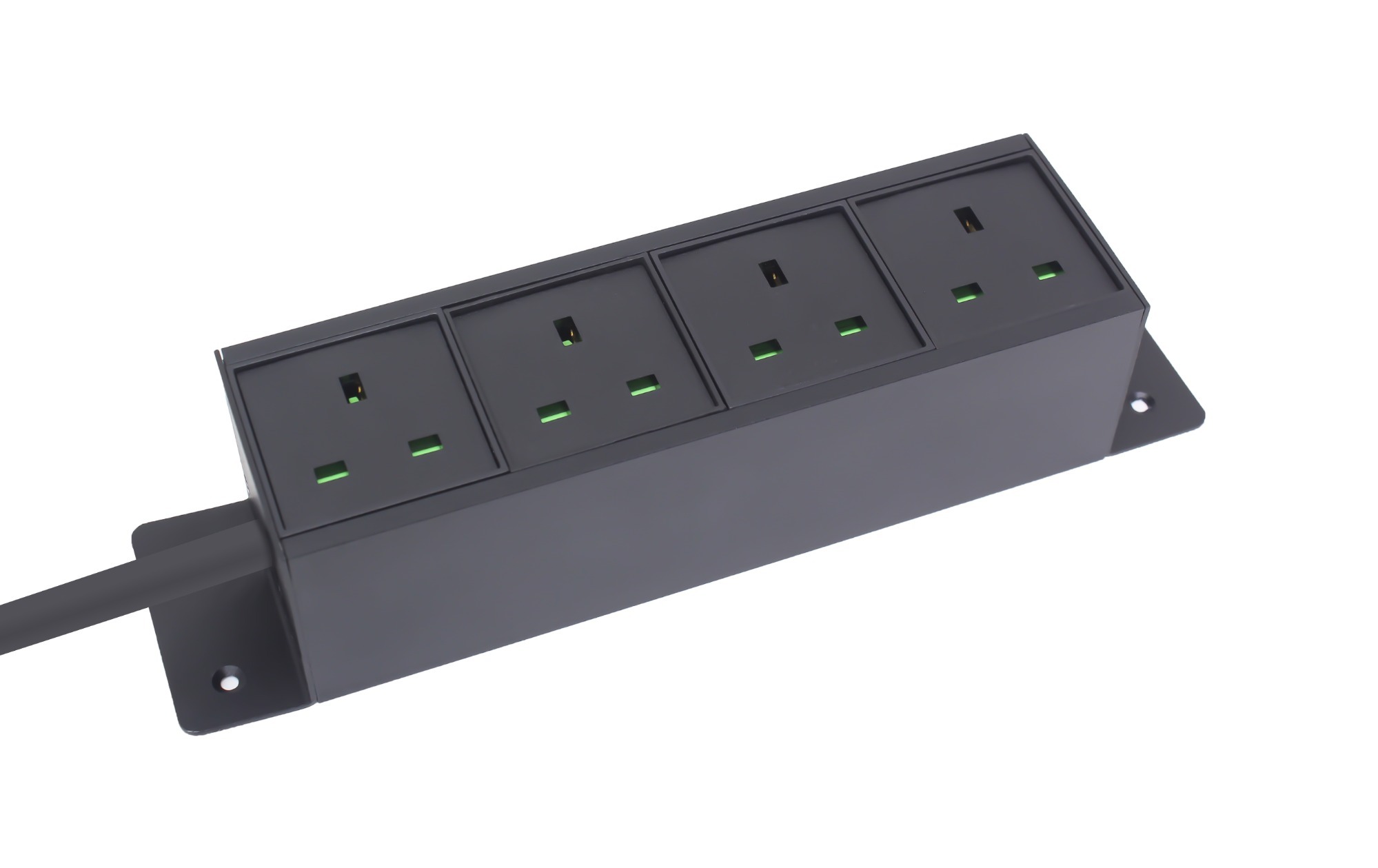 Under desk mount power socket with customize alloy material
