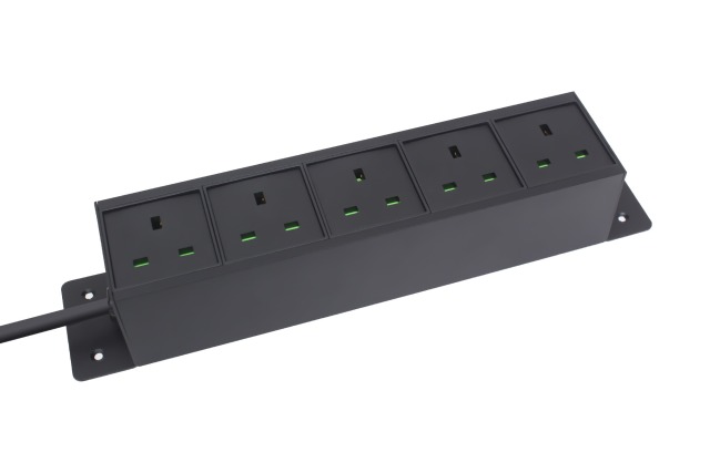 Under desk mount power socket with customize alloy material