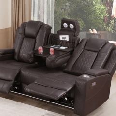 Pop up hidden power socket with 15W Qi charger for mounted in sofa furniture