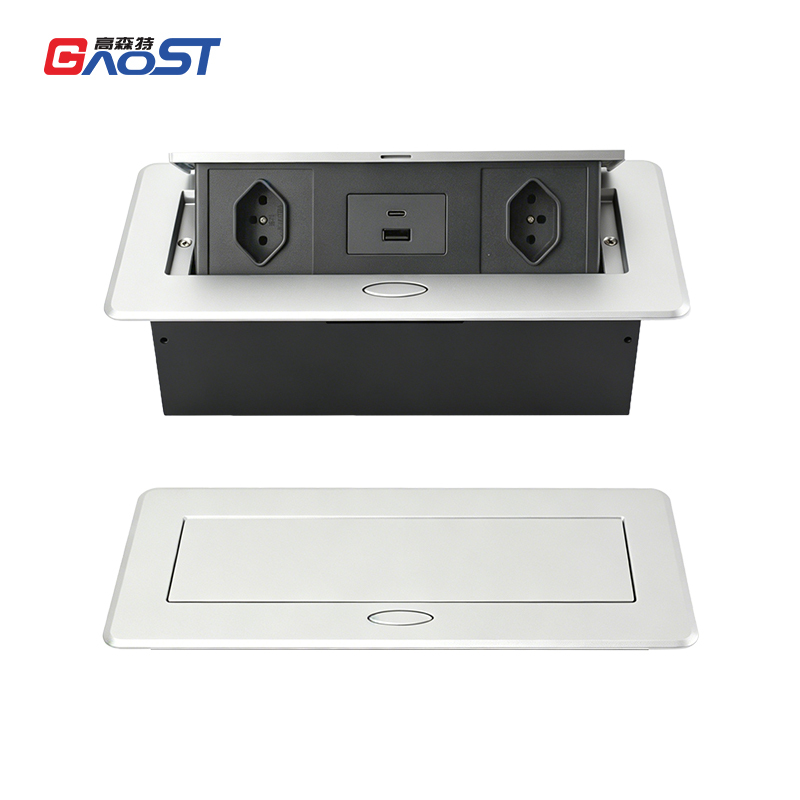 Pop Up Desktop Socket With USB C Fast Charging Port Switzland Socket