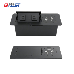 Pop Up Sofa Outlet With 15W Wireless Charger And 20W USB C Fast Charging