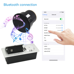 Smart Sofa Power Hub With Bluetooth Speaker And 10W Wireless Charger