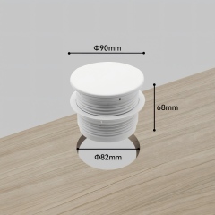 Factory German electrical grommet round desk grommet ABS desk power grommet with usb a+c