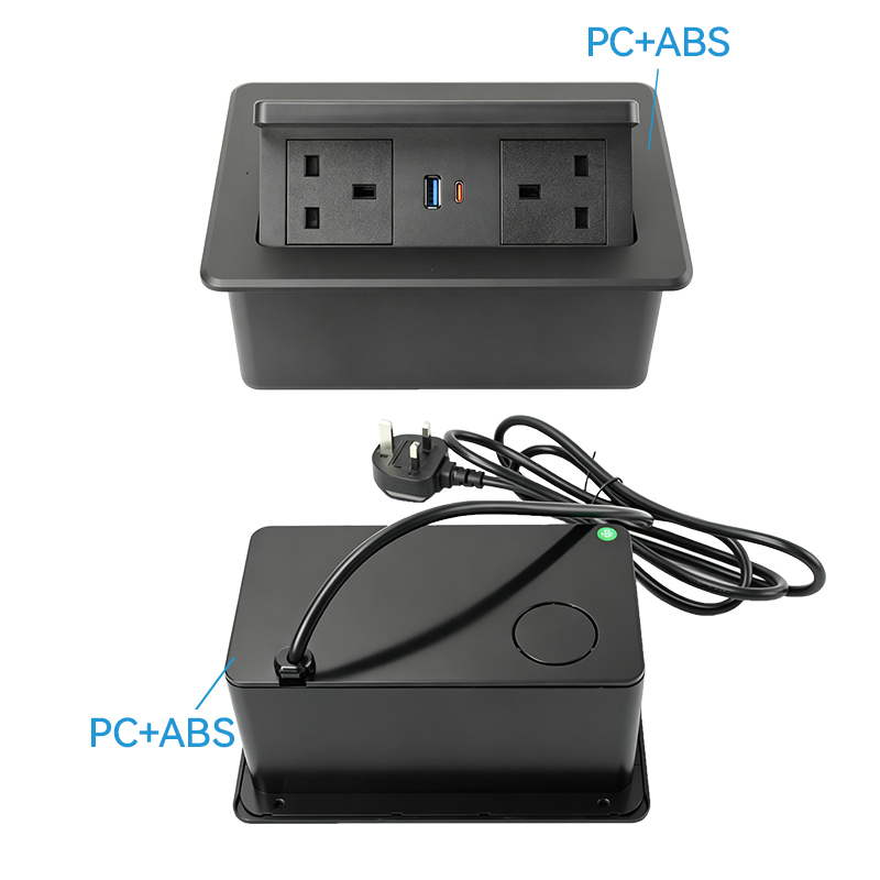 Factory Price Small Pop Up Socket Countertop 15w Wireless Charger Child Safety Table Lamp Socket Portable Socket
