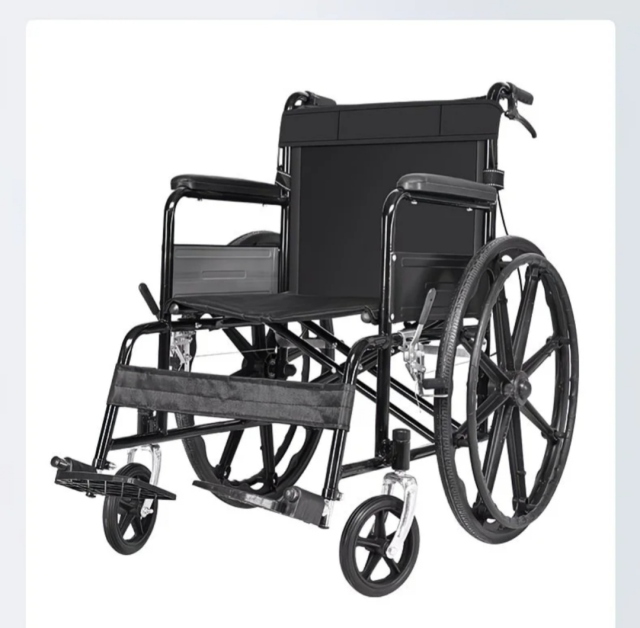 Manual Wheelchairs black-frame soft seat,MY SHOP,Manual Wheelchairs black-frame soft seat