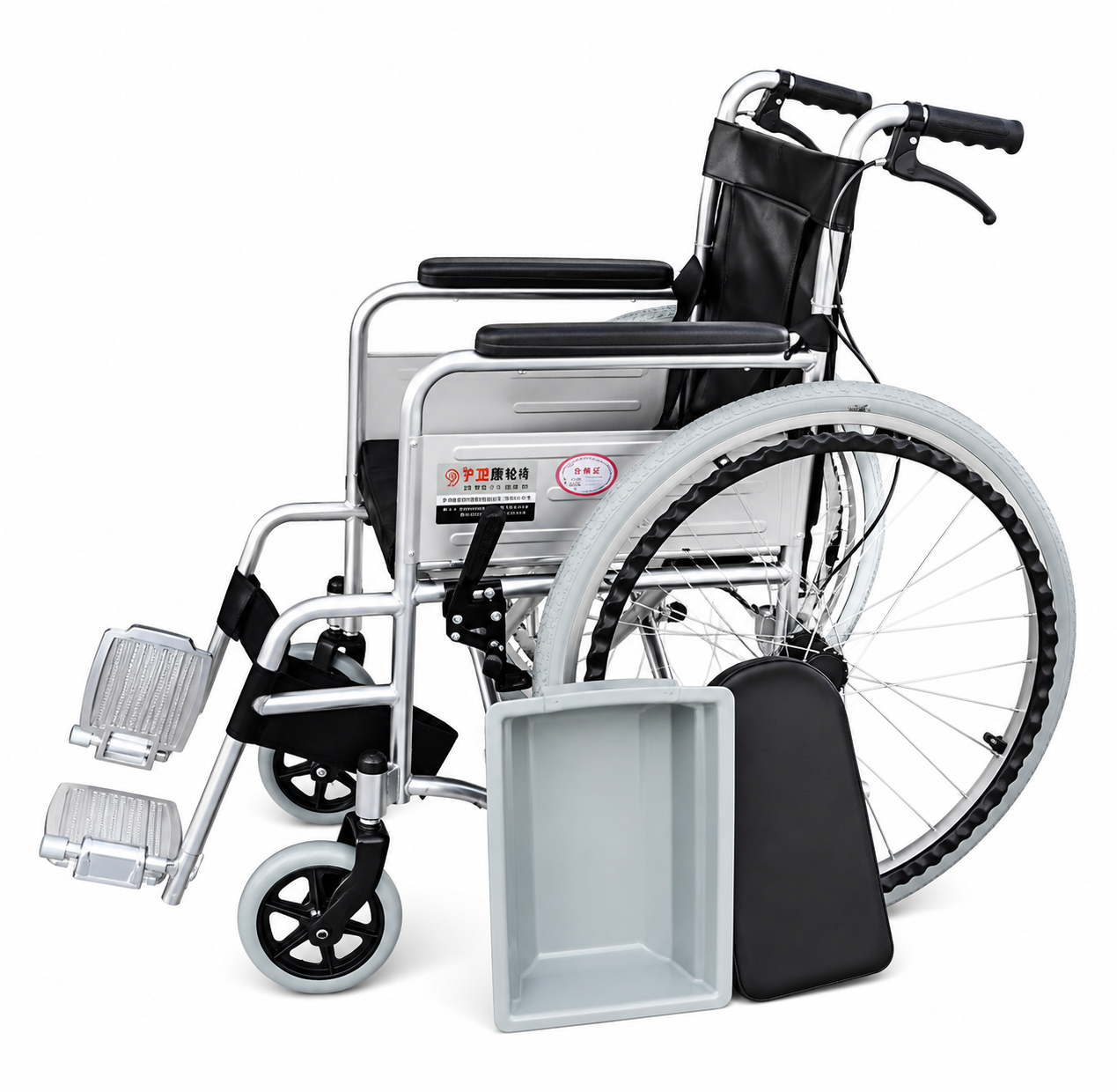 Manual Wheelchairs black-frame soft seat,MY SHOP,Manual Wheelchairs black-frame soft seat