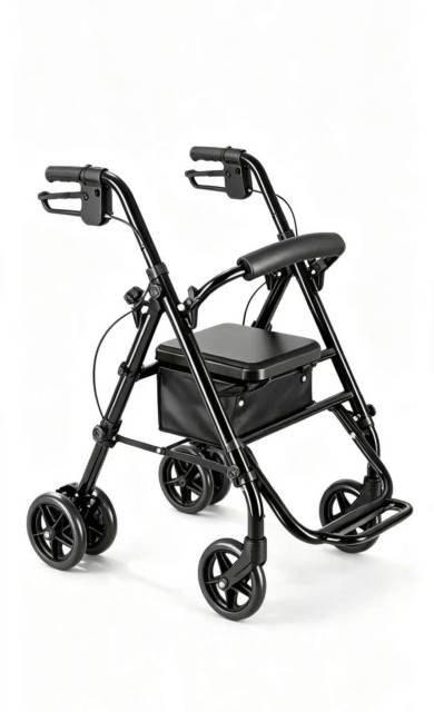 Manual Wheelchairs four-wheel rollator with seat,MY SHOP,Manual Wheelchairs four-wheel rollator with seat