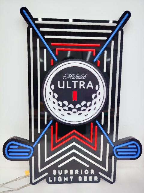 Michelob ULTRA啤酒霓虹灯标识牌,Neon Times ,Michelob ULTRA啤酒霓虹灯标识牌