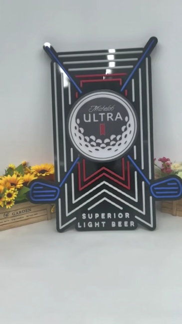 Michelob ULTRA啤酒霓虹灯标识牌,Neon Times ,Michelob ULTRA啤酒霓虹灯标识牌