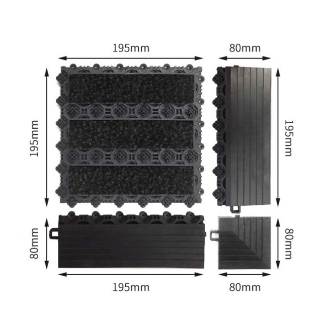 Pixor™ Modular Scraper Mats,PAALER Mat