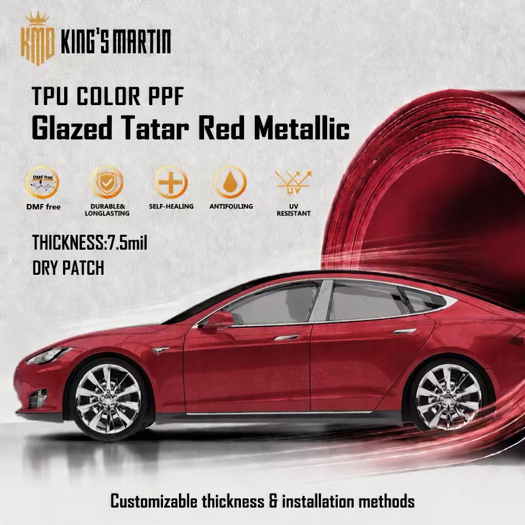 Glazed Tatar Red Metallic,MY SHOP,Glazed Tatar Red Metallic