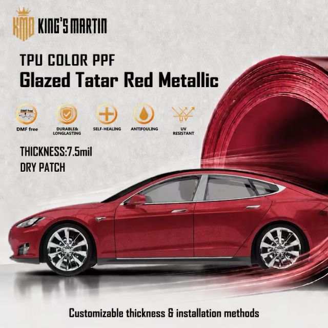 Glazed Tatar Red Metallic,MY SHOP,Glazed Tatar Red Metallic