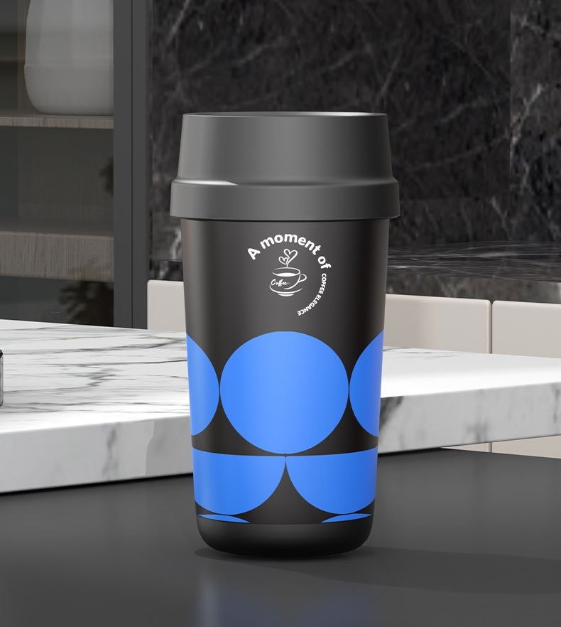 Discreet Coffee Cup Manual Masturbator with Silk Stocking Texture