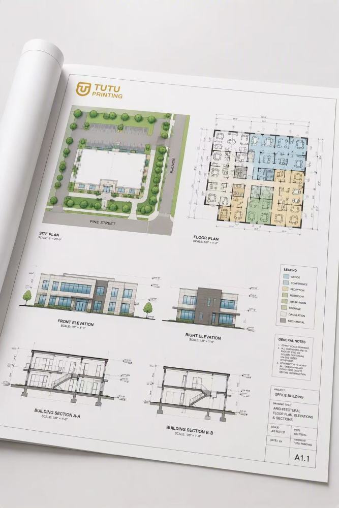 Blueprint and Architecture Print