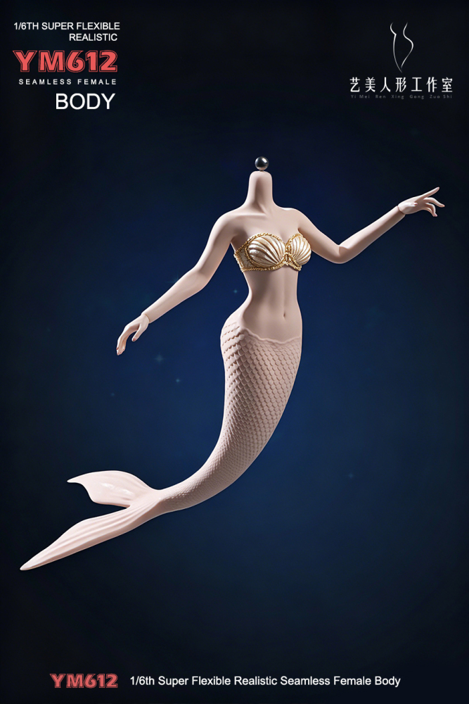 1/6 Scale Female Body, 12inch Super Flexible Seamless Large Bust Normal Skin Figure Slender Waist Soft Miniature Action Figure Body with Detachable Feet