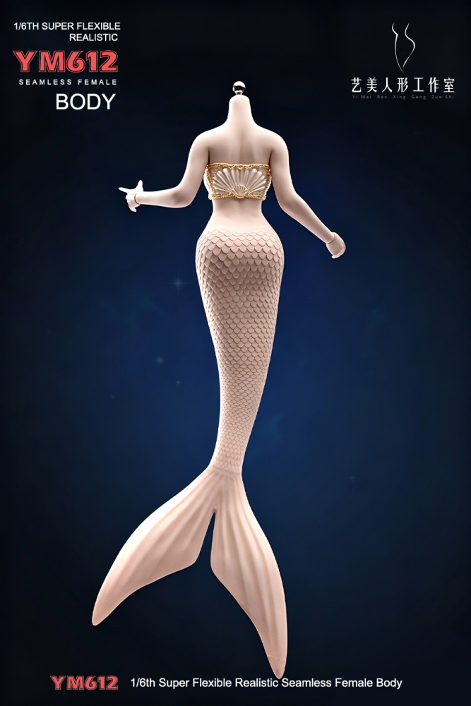 1/6 Scale Female Body, 12inch Super Flexible Seamless Large Bust Normal Skin Figure Slender Waist Soft Miniature Action Figure Body with Detachable Feet