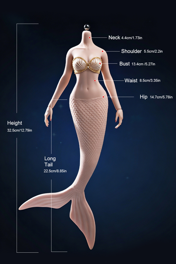 1/6 Scale Female Body, 12inch Super Flexible Seamless Large Bust Normal Skin Figure Slender Waist Soft Miniature Action Figure Body with Detachable Feet