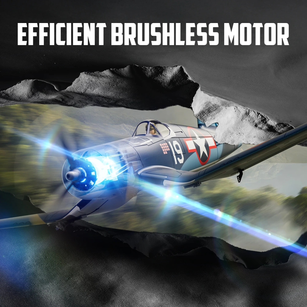 Volantex F4U Corsair RC Plane One Key Aerobatic RC Aircraft With Brushless motor 4CH 500MM Wingspan EPP Foam RTF RC Fighter