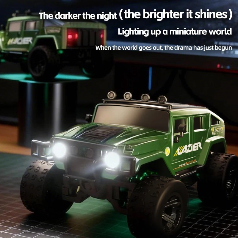 1:64 Mini RC Truck 2.4Ghz Racing High Speed Racing Desk Competition Drift RC Car With APP Control All Terrain RC Vehicle Toys
