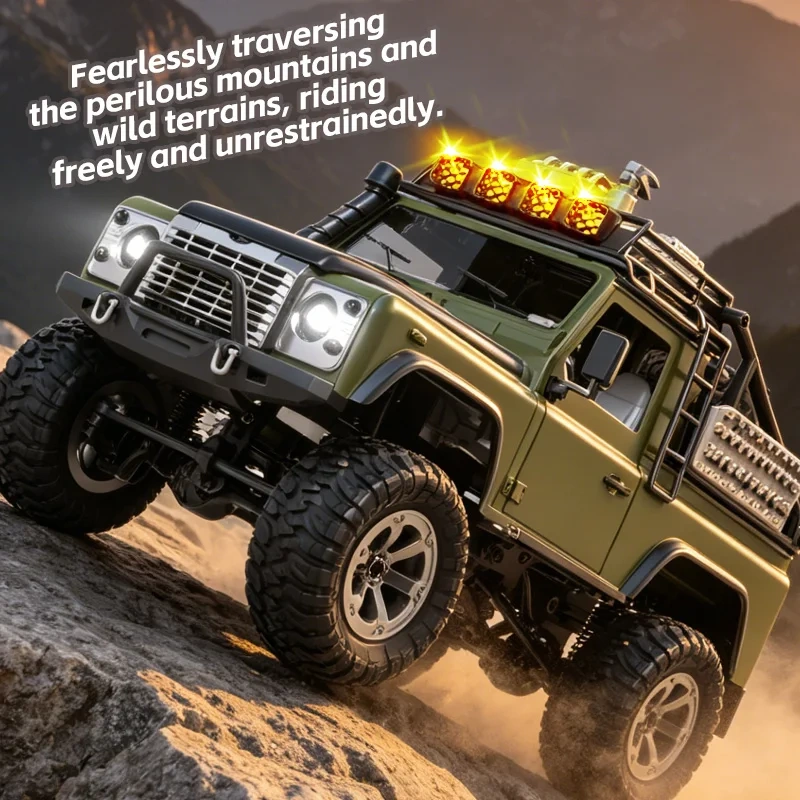 1:12 RC Car 2.4G RC Drift Car With Lights 4WD Off-Road RC Off-Road Car RTR High Speed Climbing Vehicle RC Car Toy
