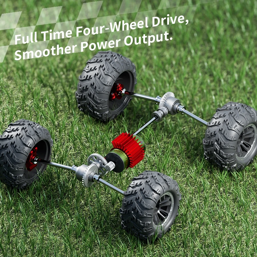 1:16 RC Car 2.4G 50KM/H 4WD Full Proportional RC Truck With Brushless Motor High Speed Drift Climbing Car For All Terrain
