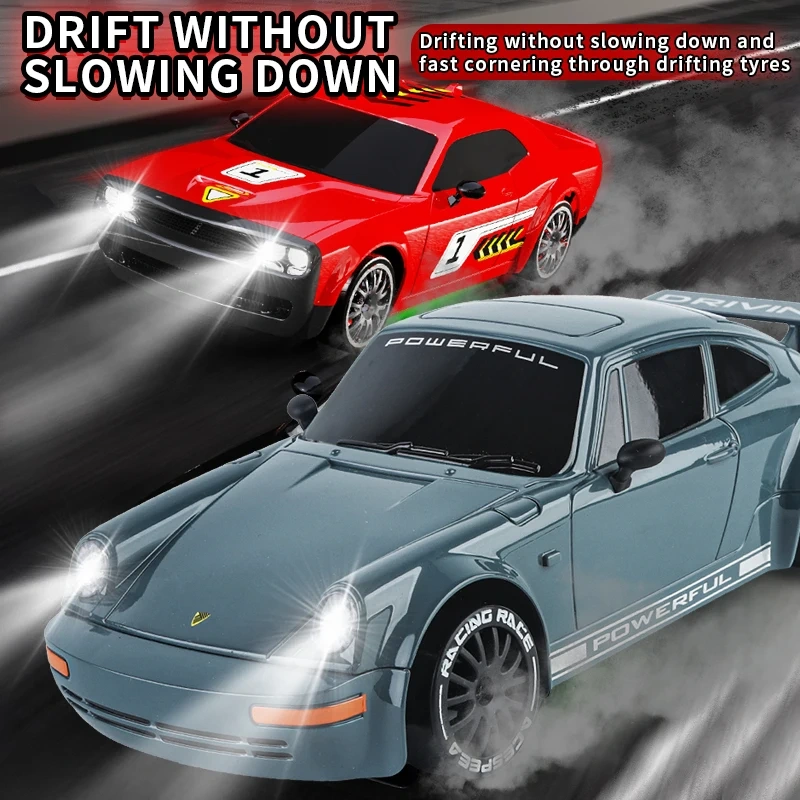 1:20 RC Drift Car 4WD Remote Control Racing Climbing Vehicle With Lights 2.4G High Speed Outdoor Cars Toy Gifts  ﻿