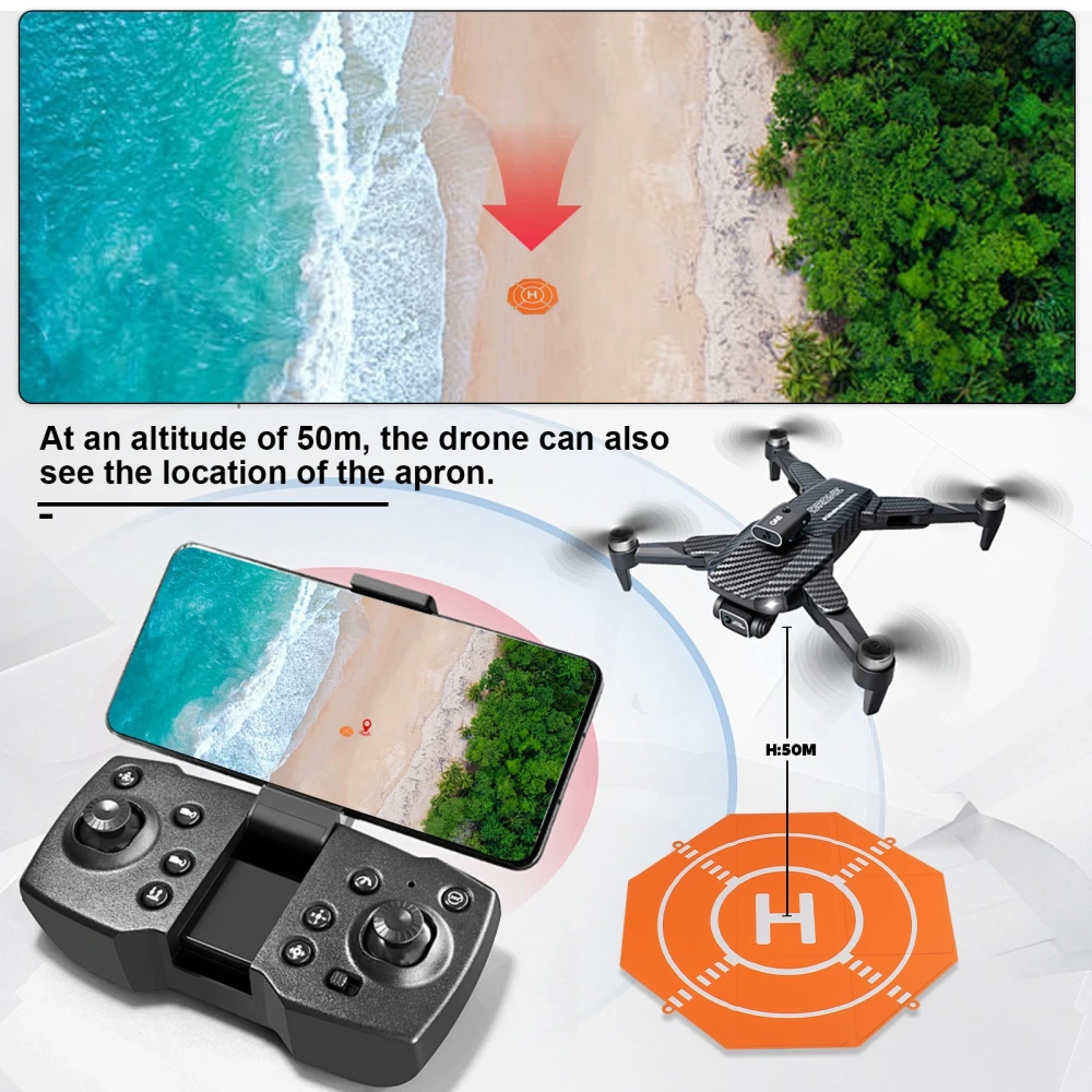 Universal Drone Quadcopters Landing Pad 20inch Folding Waterproof Landing Mat For DJI Mini 4K/Avata 2/Air 3/Mavic 3/Mini 4 Pro