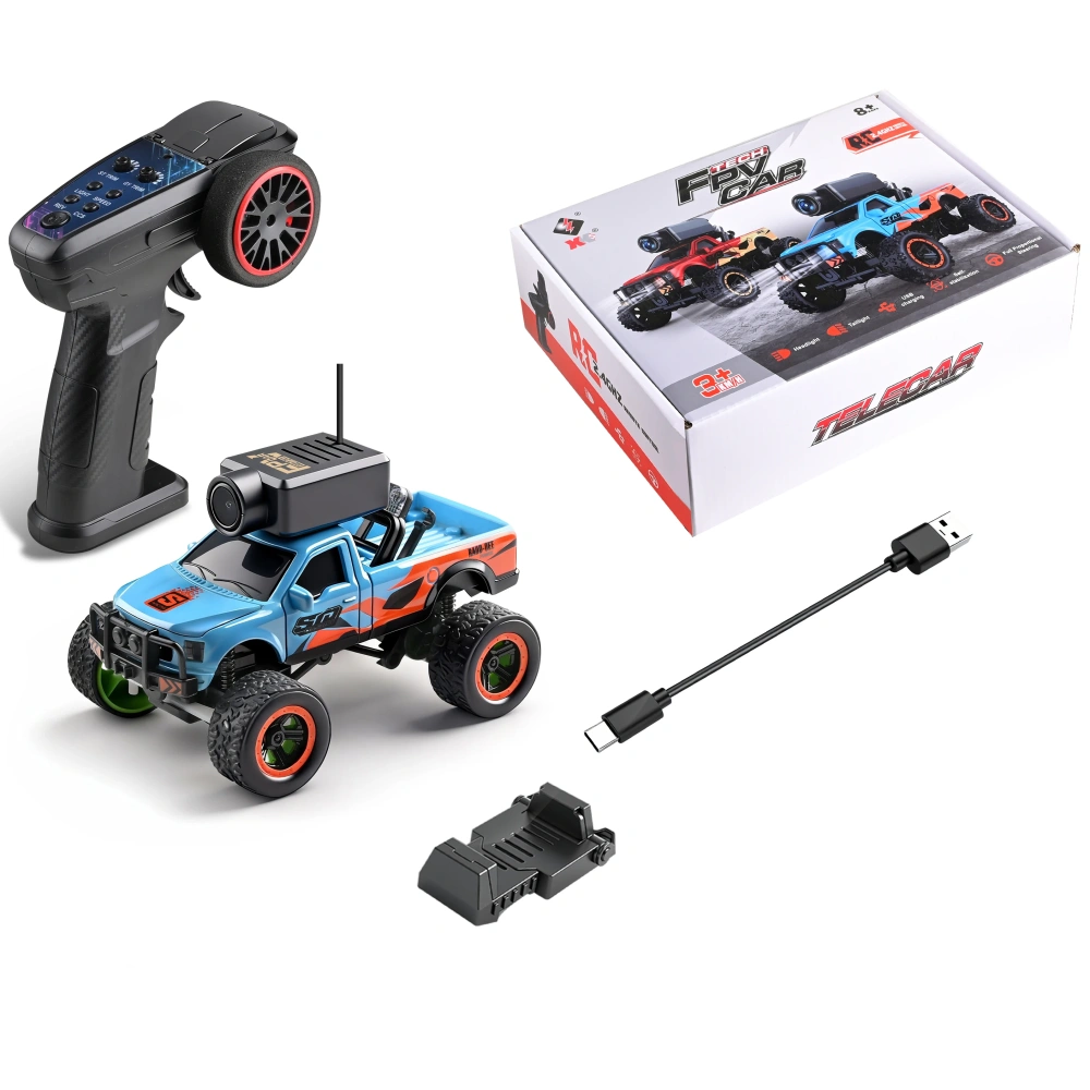 1:64 RC Car Mini FPV RC Truck Wifi App Control High Speed Drift Racing Vehicle With Lights&3 Speed Adjustable RC Cars