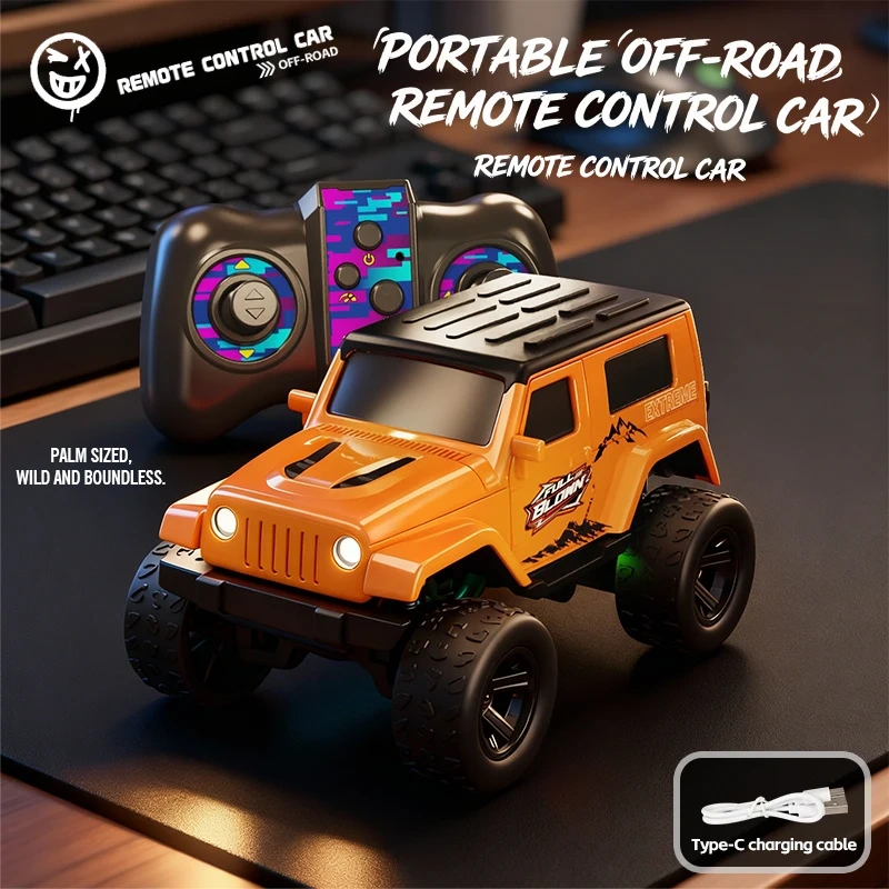 1:64 Mini RC Truck 2.4Ghz Racing High Speed Racing Desk Competition Drift RC Car With APP Control All Terrain RC Vehicle Toys