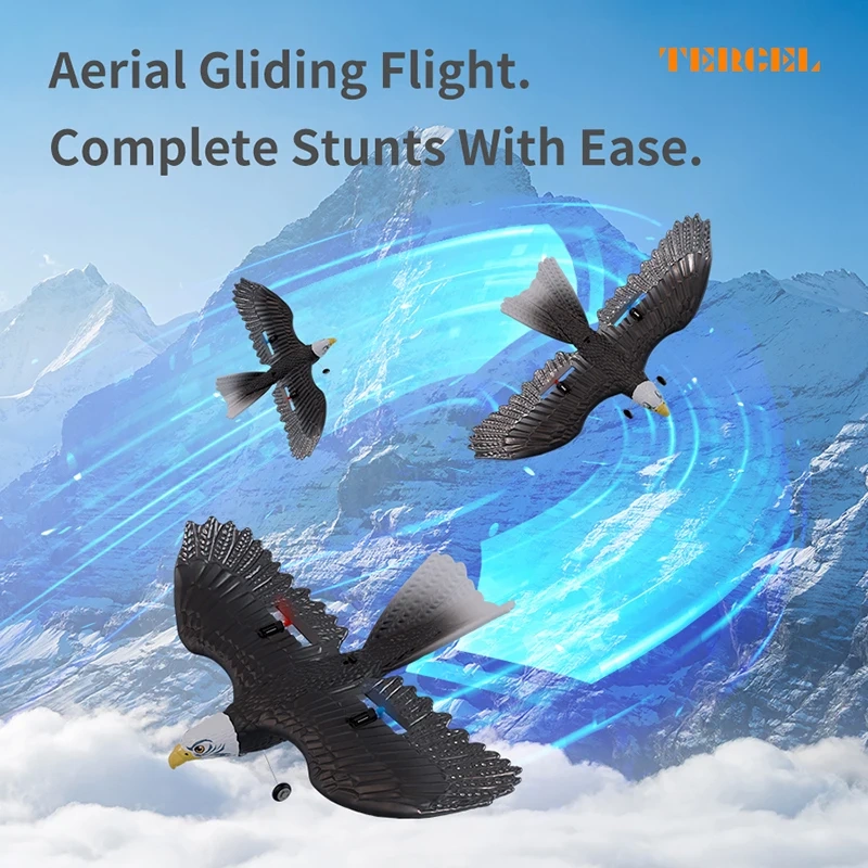 RC Plane Eagle Glider 2.4G 2CH 420MM Wingspan Remote Control  EPP Foam Airplane Land,sea,and Air Amphibious Aircraft