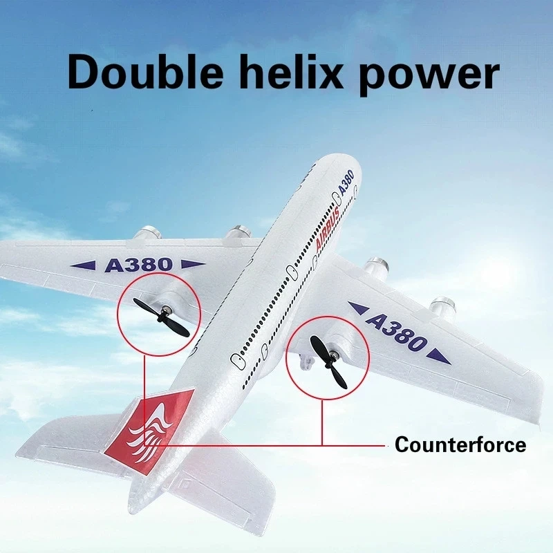 Boeing 747 Airbus A380 RC Plane 2.4G 2CH Remote Control Airplane Fixed Wing Aircraft RC Toys Gifts