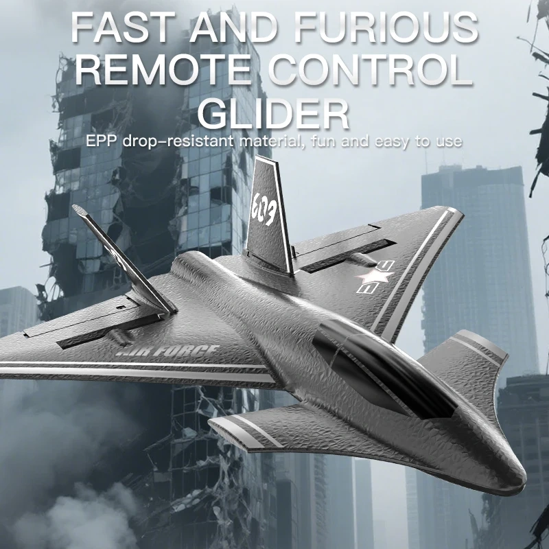 J20 RC Fighter 2.4G Remote Control Airplane Anti-Collision Glider One-key Aerobatic EPP Foam RC Plane Gifts for Boys RC Toys