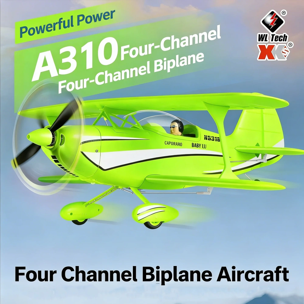 WLtoys A310 RC Plane 3D/6G Dual Wings RC Aircraft With Brushless Motor & Gyroscope 4CH Airplane Boy Toy Gift