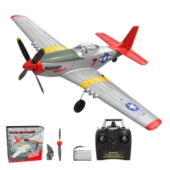 Red P51 Plane
