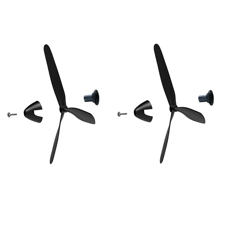 2PCS RC Plane Propeller With Spinner  2/3/4 Blade Propellers Fits for  P51D Mustang BF109 F4U Corsair