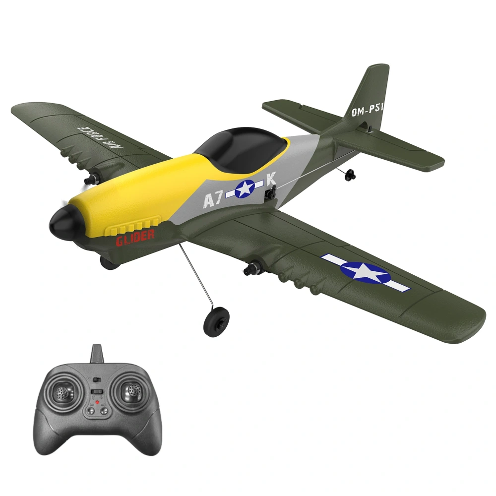 Z61 RC Plane BF109 Fighter 2.4G 3CH Smart Balance EPP Foam  RC Gliders Fixed Wingspan RC Aircraft Toys