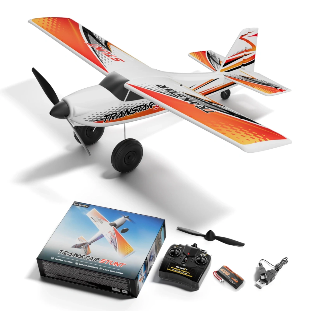 Trainstar Stunt RC Plane 2.4G 4CH EPP 500mm Wingspan RC Trainer With Brushless motor One Key Aerobatic RC Fighter