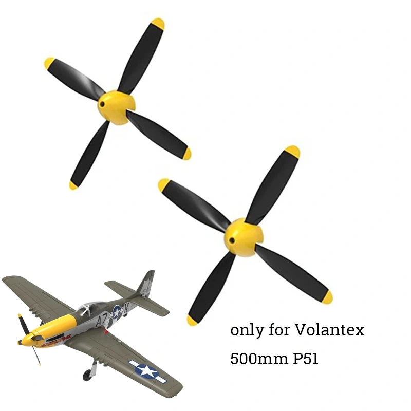 2PCS RC Plane Propeller With Spinner  2/3/4 Blade Propellers Fits for  P51D Mustang BF109 F4U Corsair
