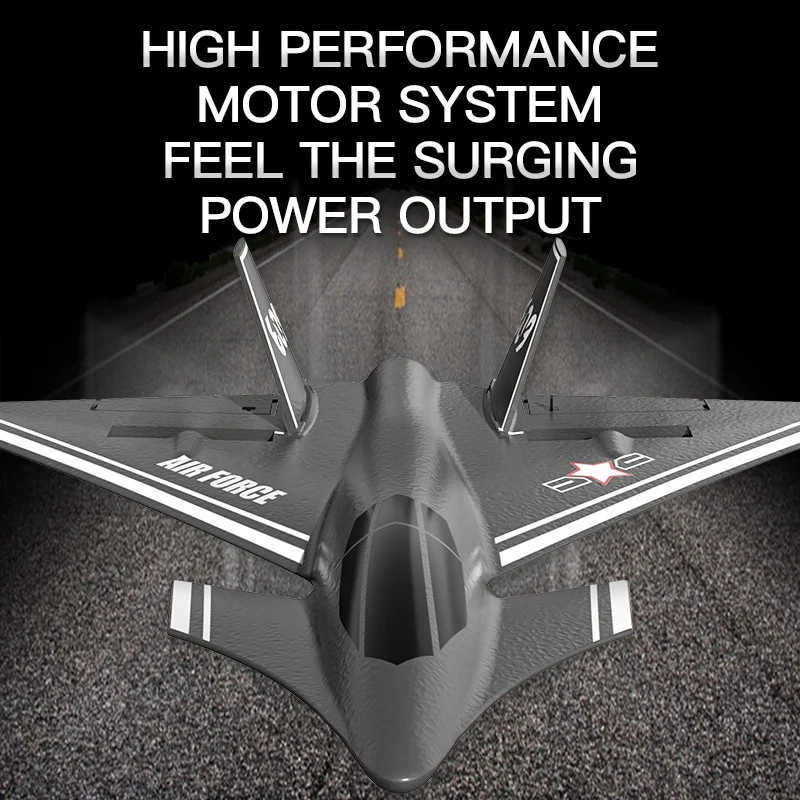 J20 RC Fighter 2.4G Remote Control Airplane Anti-Collision Glider One-key Aerobatic EPP Foam RC Plane Gifts for Boys RC Toys