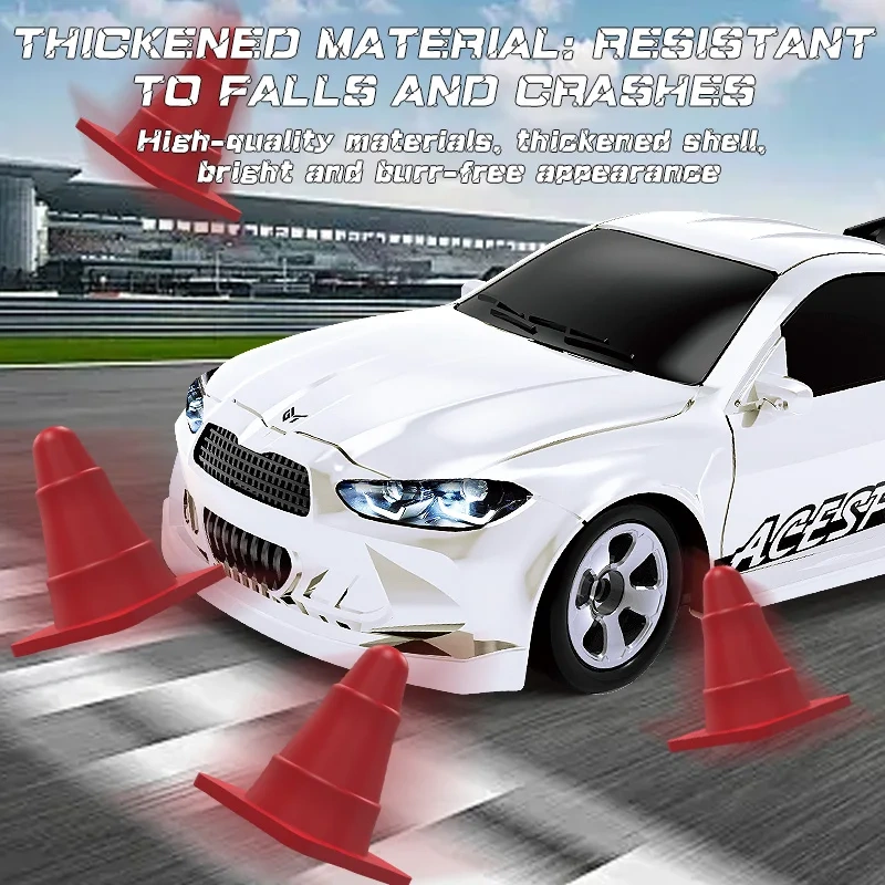 1/64 RC Car Four-Wheel Drive Remote Control Desktop Stunt Car Full Proportions Mini Racing Drift Car Toy Model Gift