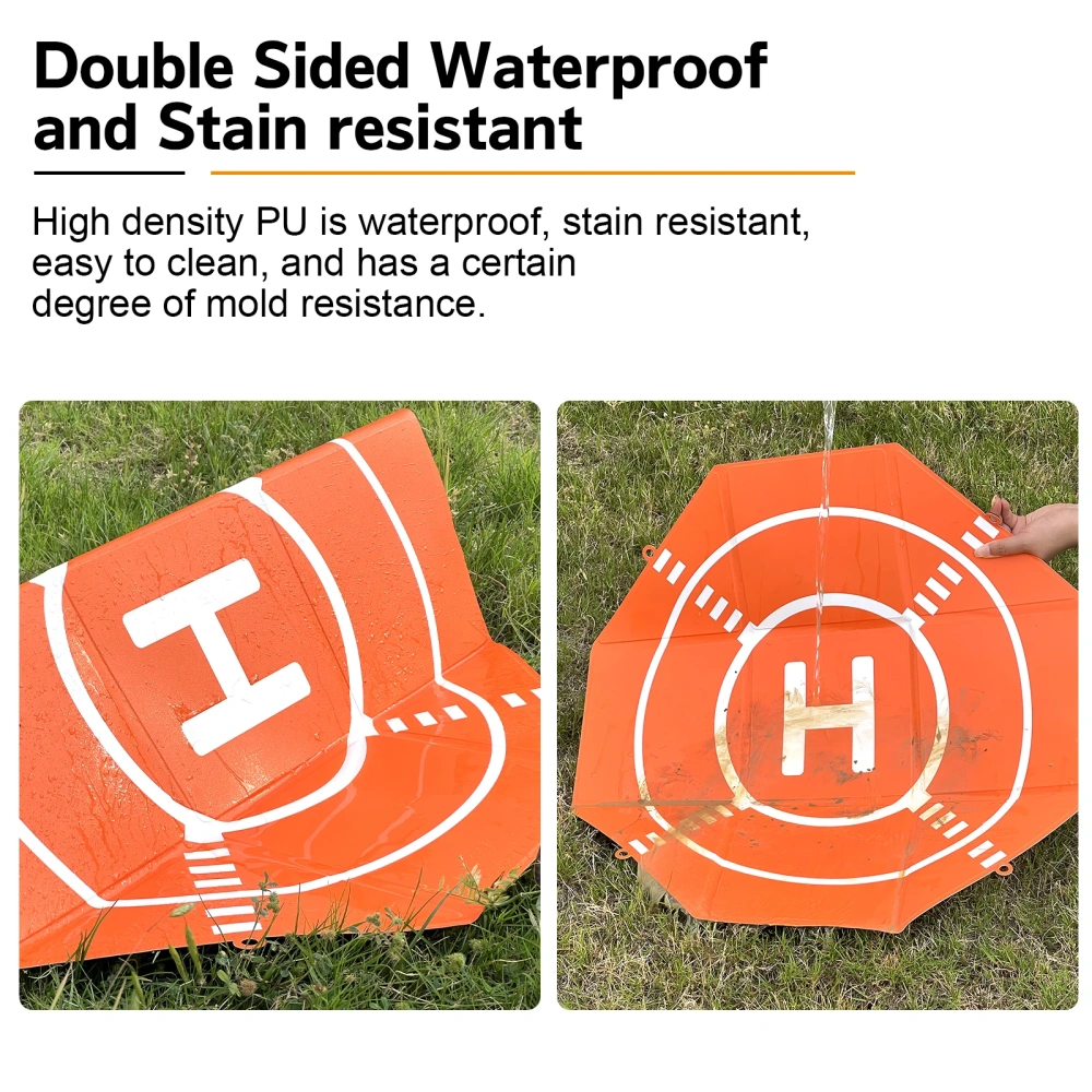 Universal Drone Quadcopters Landing Pad 20inch Folding Waterproof Landing Mat For DJI Mini 4K/Avata 2/Air 3/Mavic 3/Mini 4 Pro