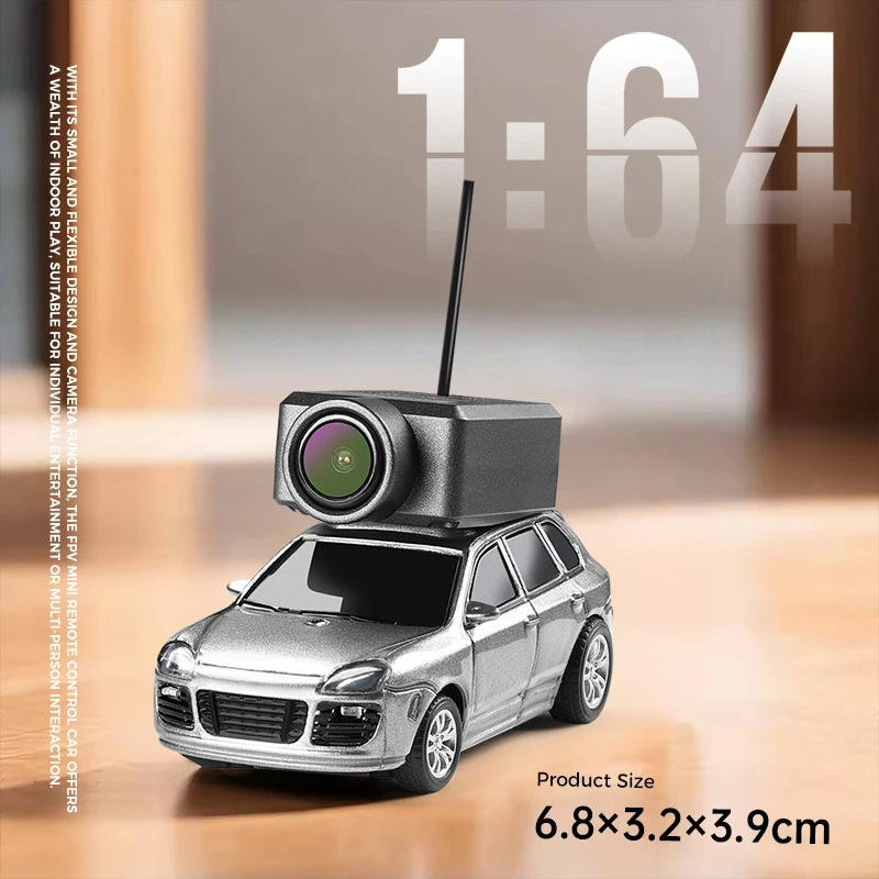 1/64 Mini RC Car 2.4G RC Drift Cars With FPV HD Wide Angle Camera & 3-Speed Modes Racing Car Toy for Kids Adults