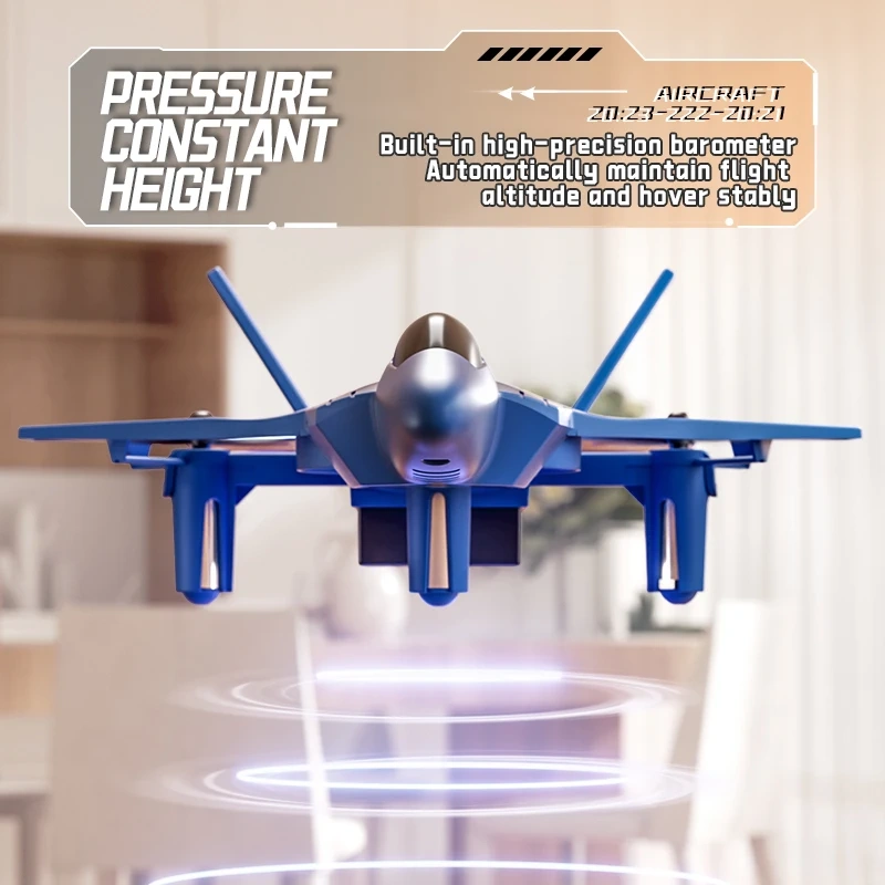 RC Glider 2.4G Remote Control Stunt Airplane One Key Take Off/Landing RC Stunt Plane 360 ° Rolling Quadcopter With Lights Toys