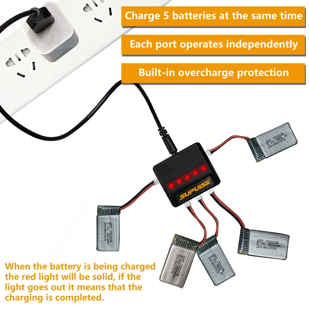 250mAH/400mAH/500mAH Lipo Battery Charger Fits For SU-27 F22 FX620 Zero P40 BF109 P51D RC Plane RC Helicopter Battery