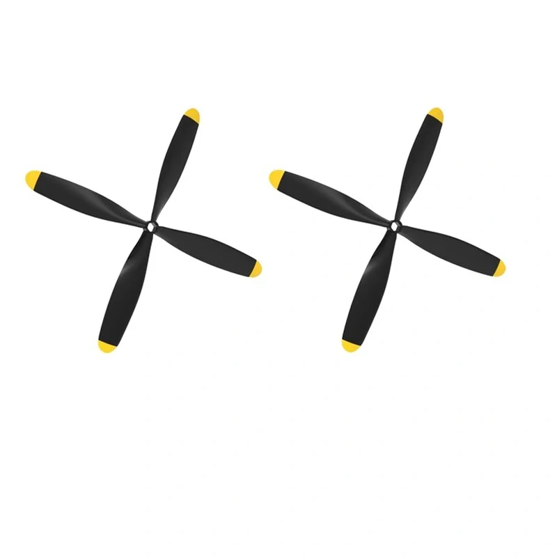 2PCS RC Plane Propeller With Spinner  2/3/4 Blade Propellers Fits for  P51D Mustang BF109 F4U Corsair
