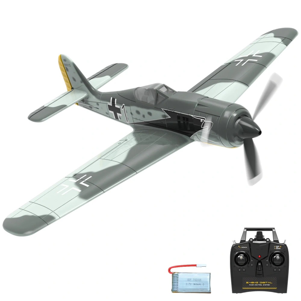 VOLANTEXRC RC Plane 400mm Zero/P51 Mustang /BF109/Spitfire RTF Airplane with Xpilot Stabilization System One Key Aerobatic